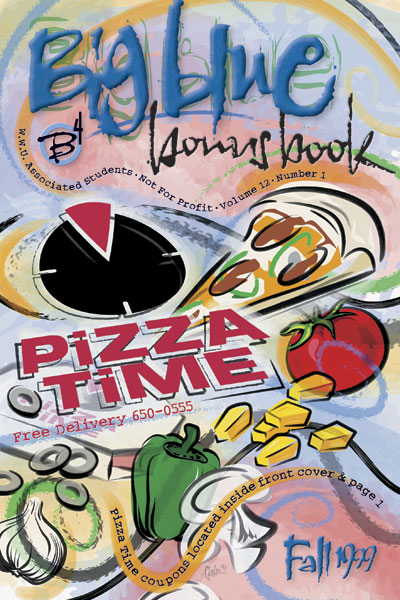 Big Blue Bonus Book Cover Fall 1999: Pizza Time