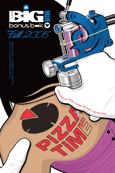 Censored Big Blue Bonus Book Cover Fall 2008: Pizza Time