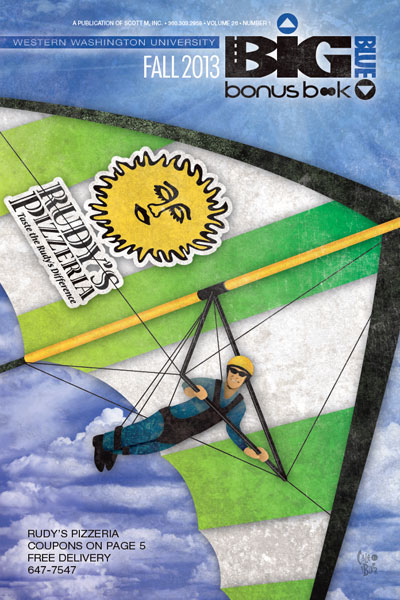 Big Blue Bonus Book Cover Design