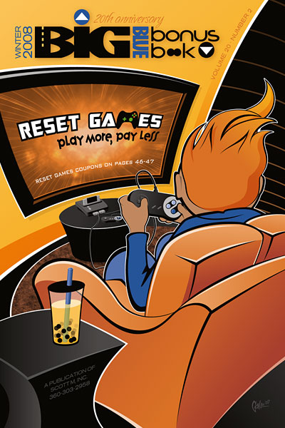 Big Blue Bonus Book Cover Winter 2008: Reset Games