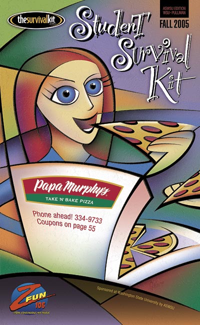 Student Survival Kit Book Cover Fall 2005: Papa Murphy's Pizza