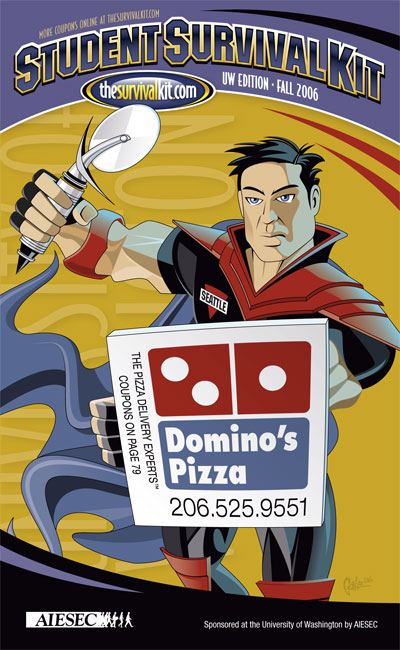 Student Survival Kit Book Cover Fall 2006: Domino's Pizza