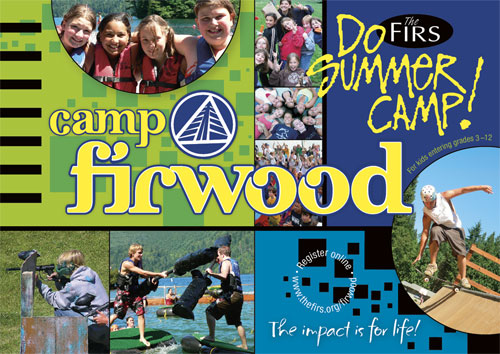 The Firs Camp Firwood 2007 Postcard Design